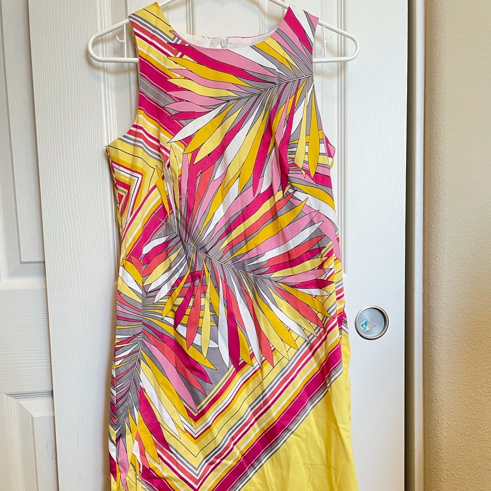 EUC Yellow dress, sleeveless, knee length